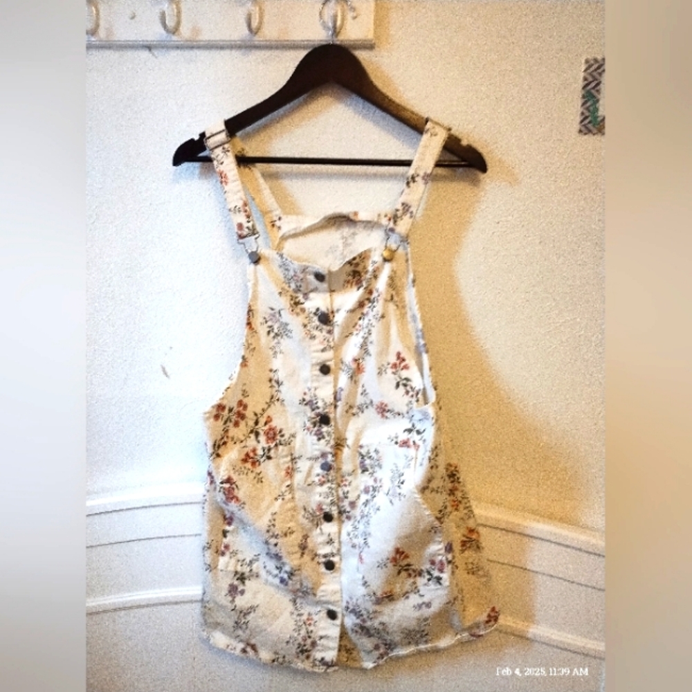 Floral Button-Down Women’s overrall